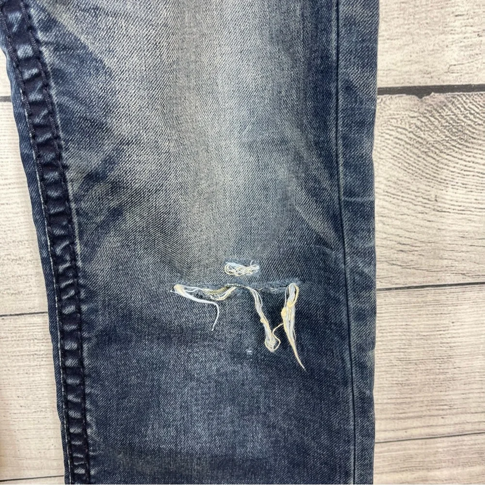 True Religion Ricky Relaxed Straight Dark Wash Jeans 36